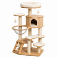 Árbol para gatos de madera con cueva y plataformas