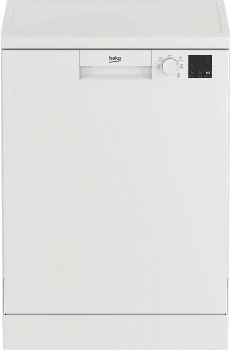 lavavajillas DVN05320W, Beko, DVN05320W Dishwasher, Freestanding 13 Place Settings, Libre instalación, blanco