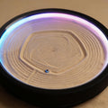Manualidades con arena, Jectse, Table Sand Art, Control de Aplicación Zen Meditación Dinámica Arte Sandscape Escritorio, RGB Colorido, 22x6cm