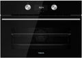 horno de pared, Teka, HLC 8400 - Horno compacto Multifunción de 45 cm, 9 Funciones de Cocinado, Urban Colors Edition, Color Cristal Negro
