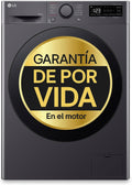 LG F4DR6009AGM lavadora, F4DR6009AGM - Secadora Inteligente, TurboWash 360o, Serie 600, AI Direct Drive, Carga Frontal, Vapor Steam, Inox Grafito