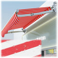 toldo, Genérico, retráctil para Patio, para Exteriores, para Jardines, 40 tamaños, 4 x 3 m, Color Vermelho., Enrollable, terrazas