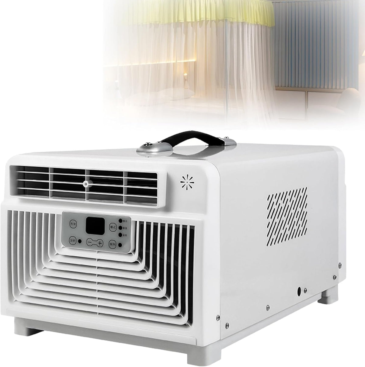 aire acondicionado portátil, SENODON, 2700 BTU Compressor, 280W Energy Saving, 3-in-1 Cooler, Quiet 45dB, Smart Portable Air Conditioner, Fan, RV