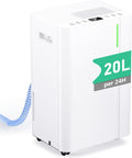 deshumidificador 24H, TOIOVCU, 3 Modos, Depósito 5L, Temporizador 24H, Día - Deshumificadores Eléctrico con Compresor, Silencioso y de Bajo Consumo