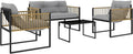 conjunto de muebles de jardín, Outsunny, 110x70x67 cm