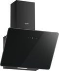 campana extractora ANGJ64B-60, Comfee, 400m3, 3 Niveles de Velocidad, h, Pantalla Táctil LED, Recirculación Interna o Canalización, Negro