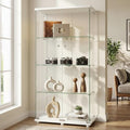 armario, GAWYOEX, dormitorio, blanco), 2 puertas, 4 capas, Vitrina de cristal, vitrina de pie