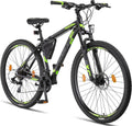 bicicleta de montaña, Licorne Bike, Lime (2 Frenos de Disco), Effect - de 29 Pulgadas - para niños, niñas