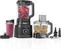 Ninja TB401EU Batidoras de vaso, Detect Power Pro Batidora y Procesador de alimentos 3 en 1 (1200W), picar y batir, para mezclar, negro