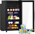 frigorífico mini, Merax, Freestanding Enfriador de bebidas con refrigerador de 70L + congelador de 6L, súper silencioso para restaurante bar