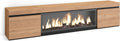 Soportes de TV y centros multimedia, Skraut Home, Muebles de salón, para TV hasta 80', 210, Mueble TV, Televisión, almacenaje, Chimenea eléctrica XXL