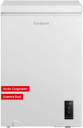 congelador horizontal CCHM1006M, Corbero, 99L, 38db, 1 Cesta, Blanco, Corberó - Arcón Congelador, Sistema Dual, Súper Congelación, Control con Display