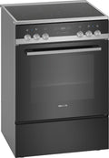 SIEMENS HK9S5A240 Cocinas independiente, Giratorio, Tocar, Parte superior delantera, Electrónico), 1,2 m, Negro
