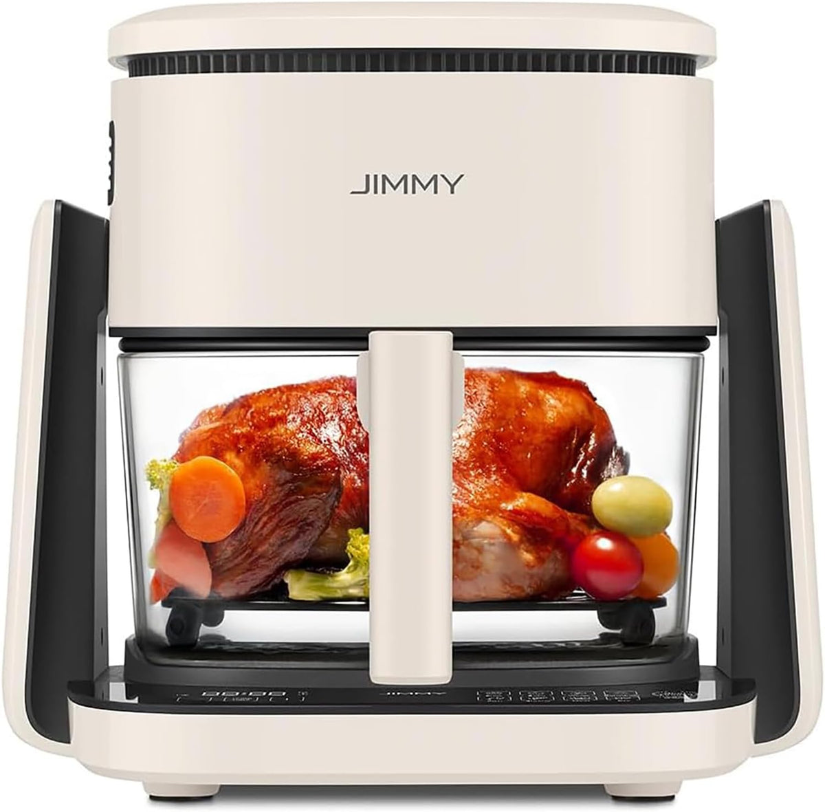 freidora de aire AF3, Jimmy, 1100W, Sartén Grill, Pantalla Táctil LED, Control de Temperatura y Temporizador