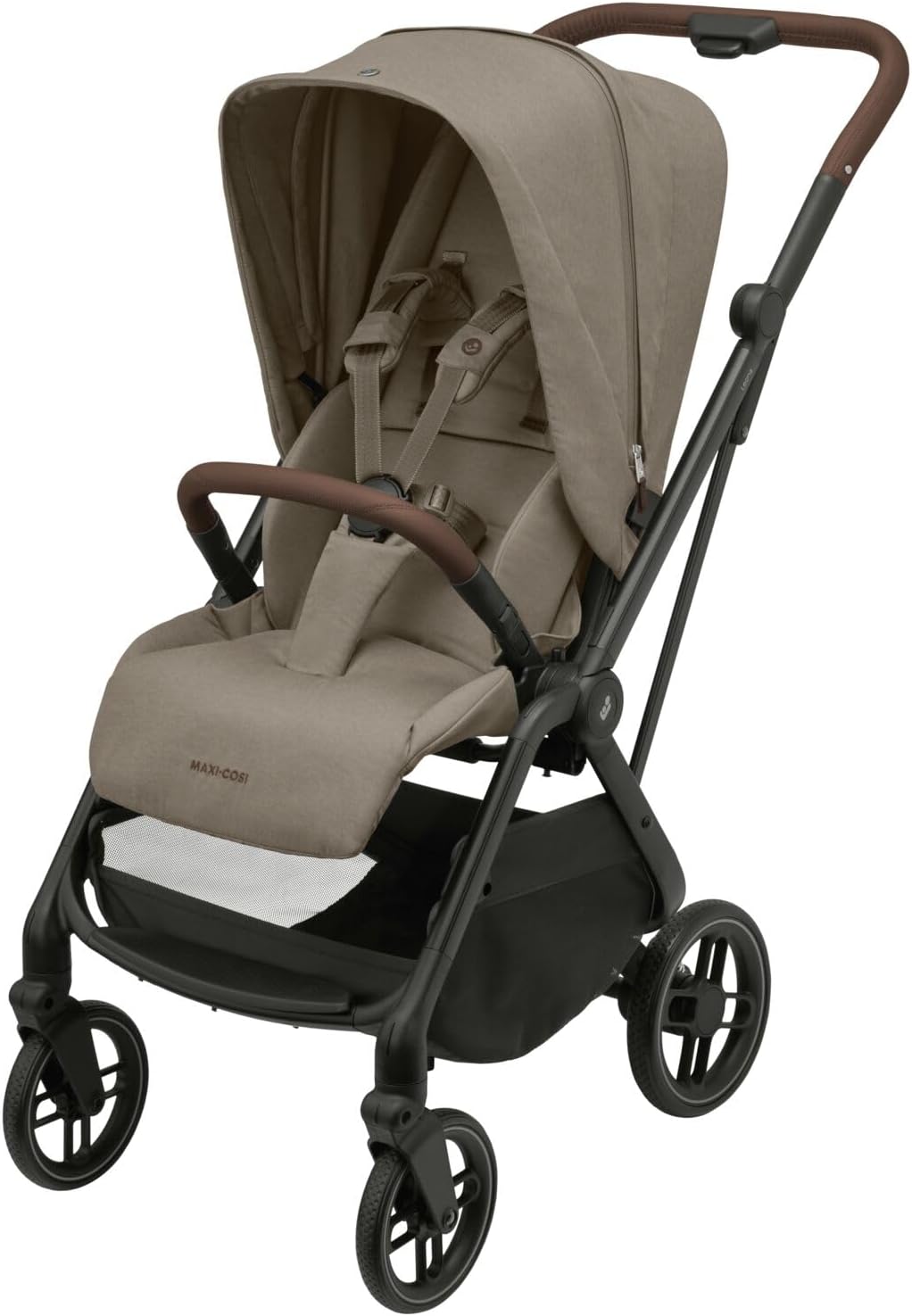 silla de paseo, Maxi-Cosi, Leona2 Cochecito, 0-4 años, 3 reclinaciones, Silla paseo ligera, Plegado supercompacto, Plegable con una mano
