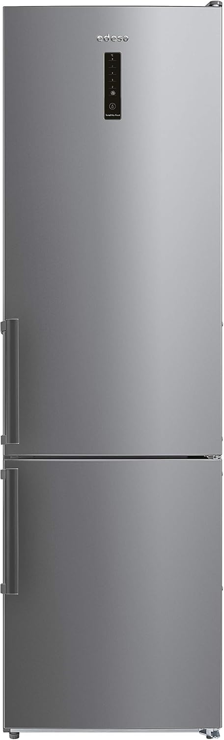frigorífico combi EFC-2032, Cata, Edesa EFC-2032 NF EX Total No Frost, 2 m, 330 L, Clase E, Inox, Control Táctil LED, Puertas Reversibles