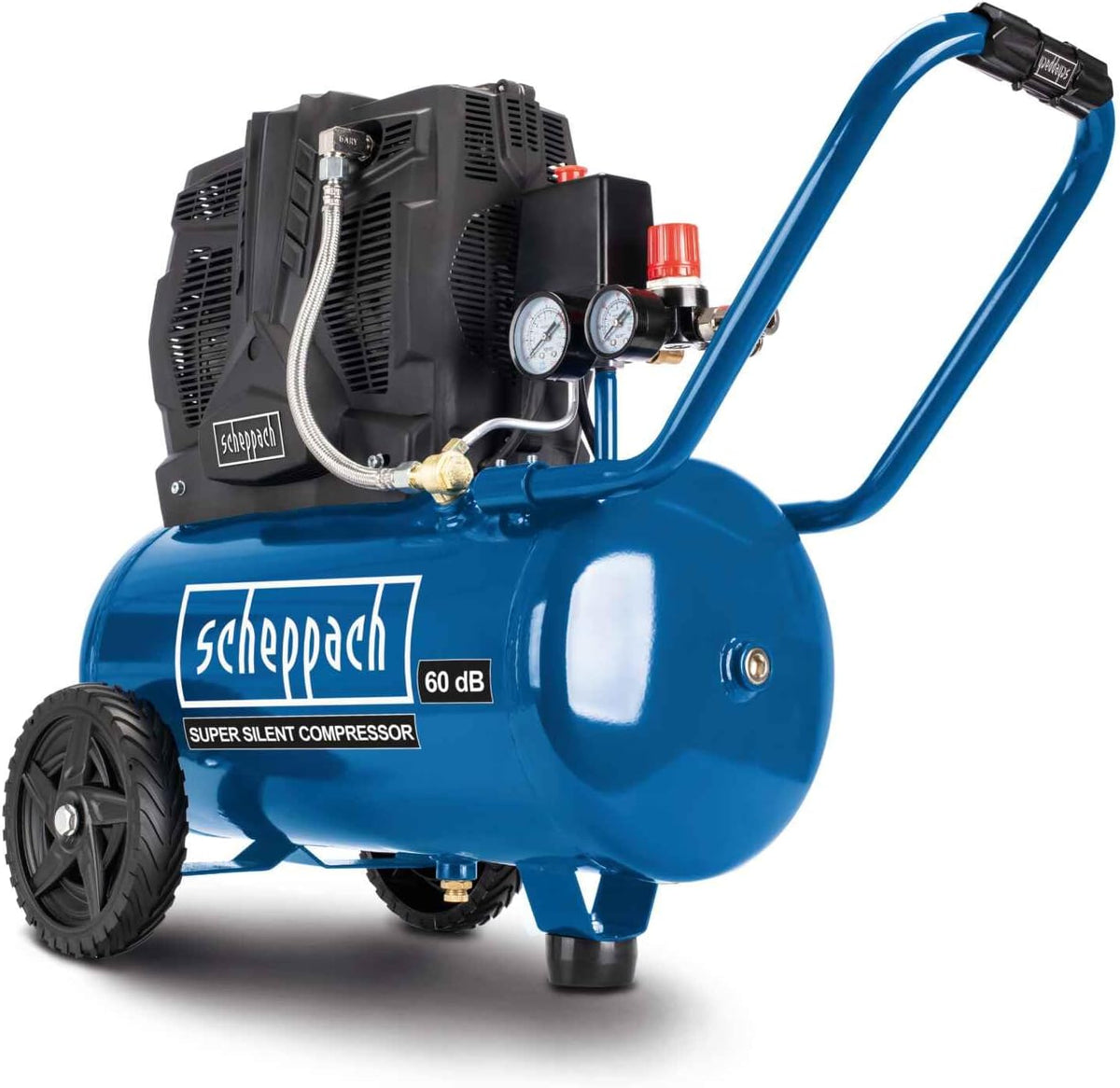 Compresores de aire, Scheppach, Compresor silencioso HC25si 230V 50Hz 1100W - 24L - 8 Bar marca
