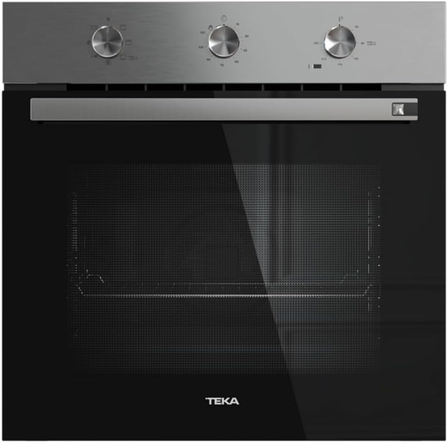 horno de pared, Teka, Horno Multifunción 60cm, 6 Funciones de Cocción, Modelo NEO HSB 6150 SS, Limpieza HydroClean ECO, Clase A+