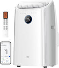 aire acondicionado portátil, Dreo, Temporizador de 24 Horas, Silencioso, Control por Aplicación, Voz, con Ventilador y Deshumidificador