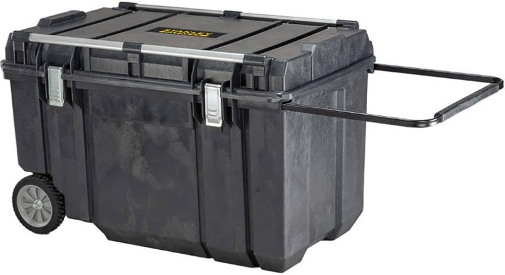 Cajas y maletine IP65, Stanley - FatMax, STANLEY FATMAX Arcón de transporte 240L, Protección IP65, FMST1-75531, Rieles de aluminio en la tapa