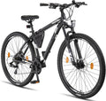 bicicleta de montaña, Licorne Bike, Effect - de 29 Pulgadas - para niños, Hombres y Mujeres - Cambio de 21 velocidades - para Hombre - Negro, niñas