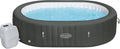 Bañeras de hidromasaje, Bestway, SPA Hinchable Lay-Z Mauritius 180 Burbujas AirJet 270x180×71 cm para 7 Personas Ovalado Gris