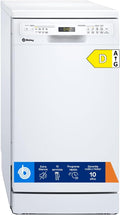 lavavajillas 3VN4031BA, Balay Electrodomésticos, 10 Servicios, Silencioso, La solución silenciosa para cocinas pequeñas con su motor ExtraSilencio.
