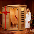 Sauna, amocane, Sala de infrarroja con reclinable, 2300 W, 220 V