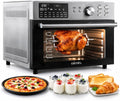 freidora de aire, OIMIS, 21 Pre Programas, 30°-230°, 7 Accesorios, Recetas, Dual Cook, Gris XXL Freidoras de Aire Multifunción sin Aceite
