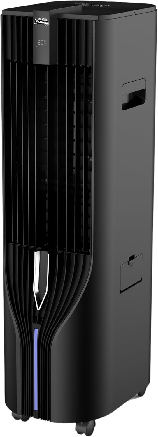 Climatizadores evaporativo, Garland, h, Silencioso, Bajo Consumo, COOL 850 Climatizador Evaporativo Portátil, 70W, Depósito 17L, 800 m3, con Batería