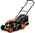 cortacésped FX-RM4646, FUXTEC, de tracción de Gasolina autopropulsado FX-RM4646 46cm de Ancho de Corte, Bolsa de césped 50L