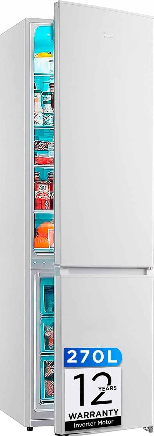 congelador vertical, Midea, Color Blanco