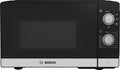 Bosch FFL020MS2 microondas, 800 W, plato giratorio de 27 cm, tope de puerta izquierda, soporte de limpieza, iluminación LED, iluminación uniforme