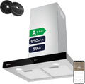 campana extractora CBCS6102, CIARRA, h WiFi Plateada A+++