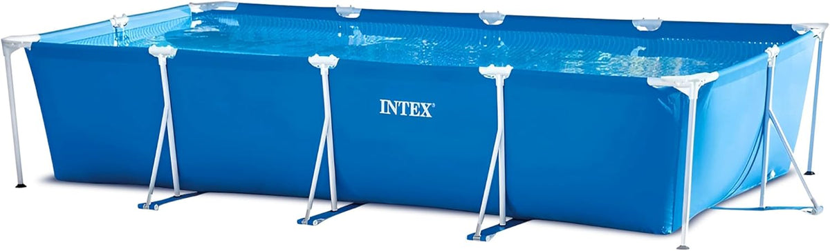 piscina desmontable 28273NP, Intex, 28273NP Small Frame - Tubular, 450 x 220 x 84 cm, 7.127 litros, Color Azul