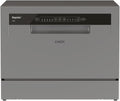 lavavajillas 6E51LS, CANDY, CP 6E51LS Pequeño y Compacto, 6 Servicios, 51DBA, 5 Ciclos, Inicio Diferido 3-6-9 horas, Digital, Media Carga, Inox